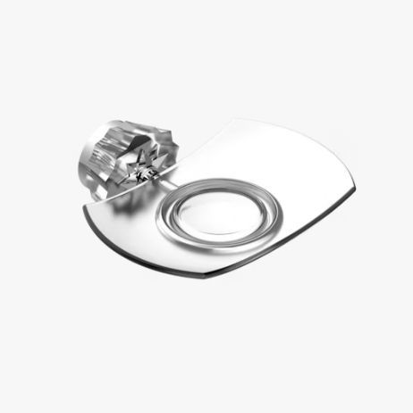 Porte-savon en métal - U6M-500 - THG Paris - en cristal / pour salle de bain