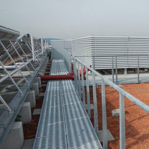 Passerelle en acier inox - GRAEPEL - en acier galvanisé / en aluminium / à treillis