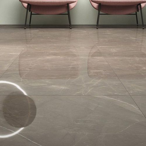 Carrelage en grès cérame - MARBLE LAB : GLAM BRONZE - Fiandre - poli / d'intérieur / pour sol