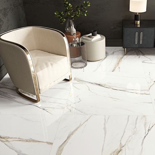 Carrelage en grès cérame - CALACATA GOLD - GRESPANIA CERAMICA - poli / mat / brillant