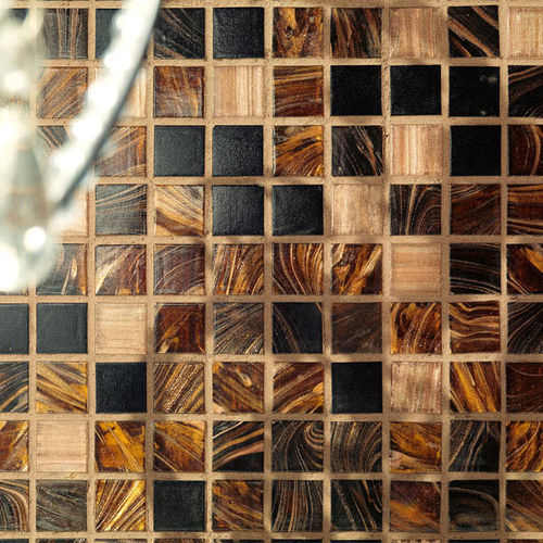 Carrelage aspect mosaïque - CIRENE - GRESPANIA CERAMICA - en grès cérame / à relief / brillant
