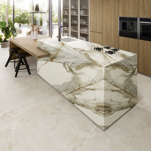 Plan de travail en grès cérame - COVERLAM TOP MACCHIA VECCHIA - GRESPANIA CERAMICA - d'extérieur / mat / brillant