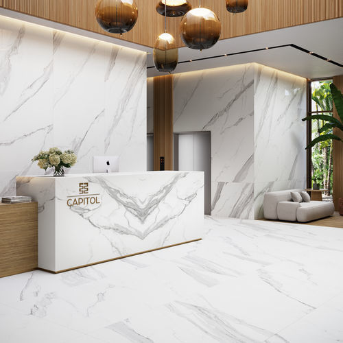 Carrelage en grès cérame - COVERLAM ESTATUARIO EXTRA - GRESPANIA CERAMICA - brillant / mat / poli