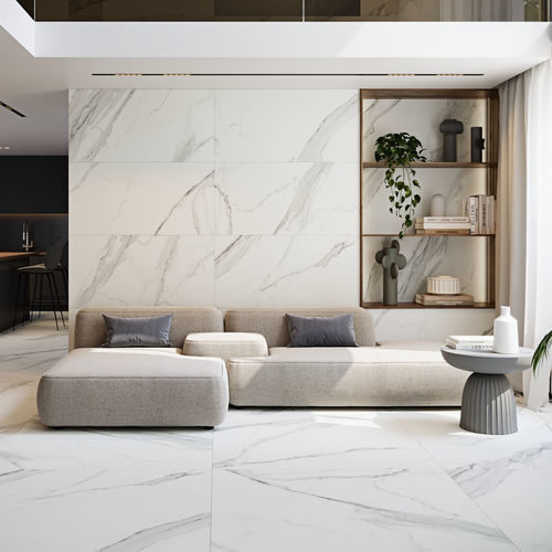 Carrelage en grès cérame - ESTATUARIO EXTRA - GRESPANIA CERAMICA - mat / poli / d'intérieur