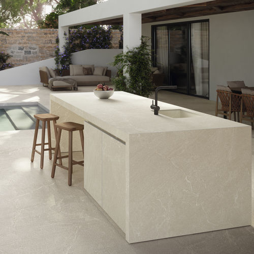 Plan de travail en grès cérame - COVERLAM TOP - ZARCI - GRESPANIA CERAMICA - professionnel / d'intérieur / d'extérieur