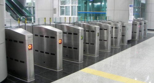 Tourniquet en acier inoxydable - GATE - GUNNEBO ENTRANCE CONTROL - de sécurité / en verre / pour établissement public