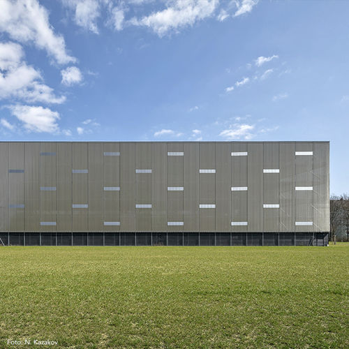 Grille métallique en inox - LARGO-TWIST 2051 - HAVER & BOECKER OHG - pour brise-soleil / pour façade / architecturale