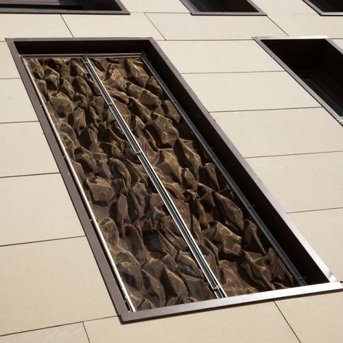 Grille métallique en acier inoxydable - MONTANA 1961 - HAVER & BOECKER OHG - pour brise-soleil / pour plafond / pour agencement intérieur