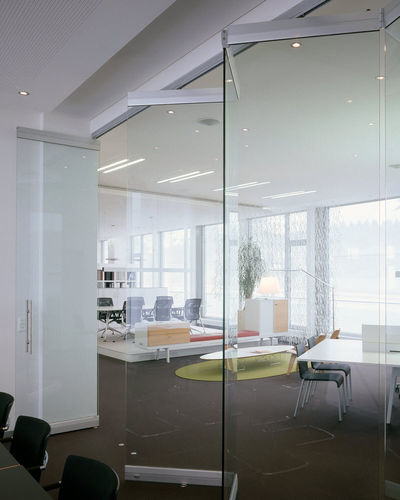 Ferrure pour cloison - CENTERFOLD 80/GV - Hawa Sliding Solutions AG - en métal / contemporaine