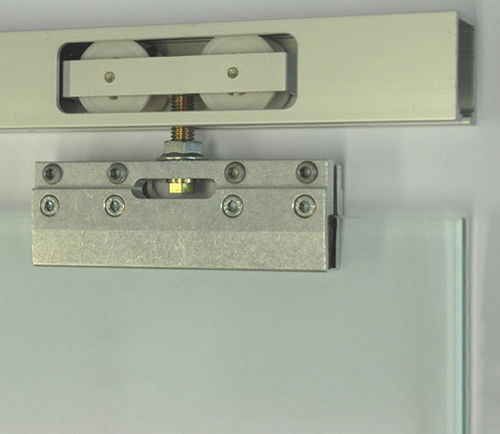 Ferrure pour porte coulissante - JUNIOR 40/GS - Hawa Sliding Solutions AG - pour porte en verre / en métal / contemporaine