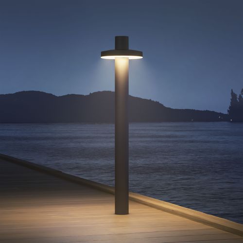 Borne d'éclairage de jardin - DISC - ING. CASTALDI ILLUMINAZIONE - urbaine / contemporaine / en métal