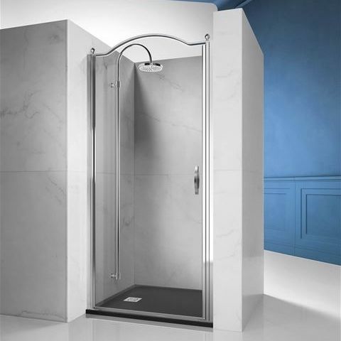Paroi de douche pivotante - GOLD : GLN - VISMARAVETRO - en niche / en verre trempé / sur mesure