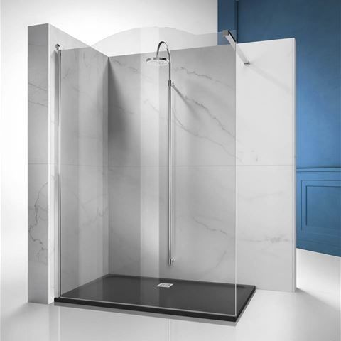 Paroi de douche fixe - GOLD : GLK - VISMARAVETRO - cintrée / d'angle / en verre trempé