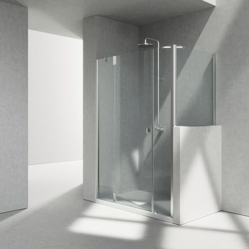 Cabine de douche en verre trempé - SUPERSINTESI : XP + XM - VISMARAVETRO - en aluminium / en aluminium anodisé / en aluminium poli