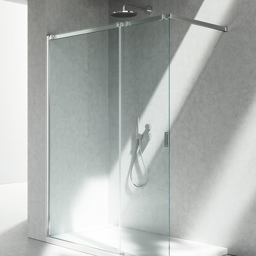 Cabine de douche à l'italienne - SK-IN : CK - VISMARAVETRO - en verre / en aluminium / à portes coulissantes