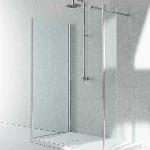 Cabine de douche en verre - SK-IN : S2+SK+SZ - VISMARAVETRO - en aluminium / fixe / rectangulaire