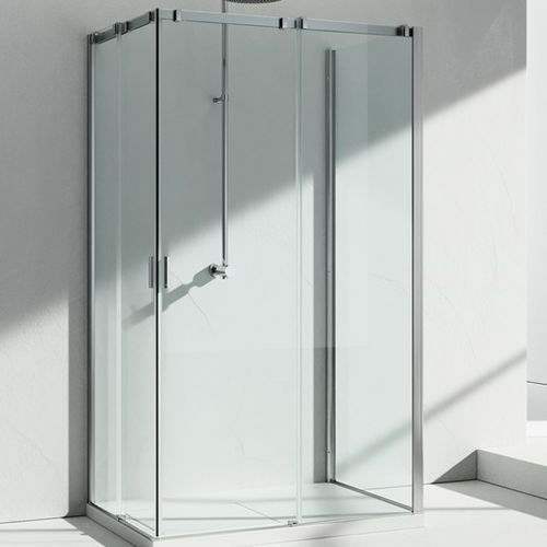 Cabine de douche en verre - SERIE 8000 : CA+CA+CG  - VISMARAVETRO - à portes coulissantes / rectangulaire / résidentielle