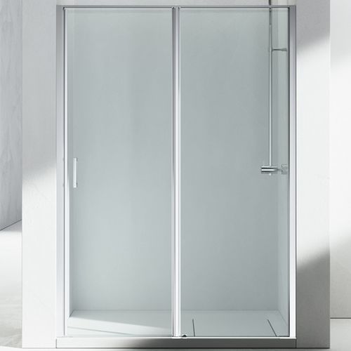 Cabine de douche en verre - LINEA : LZ - VISMARAVETRO - avec porte pivotante / en niche / résidentielle
