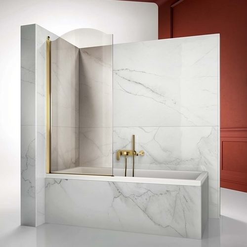 Pare-baignoire pivotant - GLV - VISMARAVETRO - à gauche / en verre trempé / 1 volet