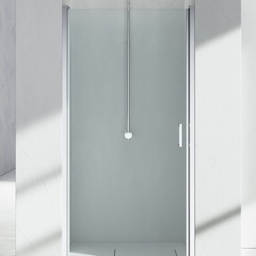 Cabine de douche en verre - LINEA: LN - VISMARAVETRO - avec porte pivotante / en niche / en verre transparent