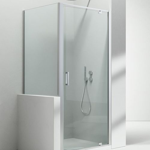 Cabine de douche en verre - JUNIOR : GA+GP  - VISMARAVETRO - avec porte pivotante / rectangulaire / en verre transparent