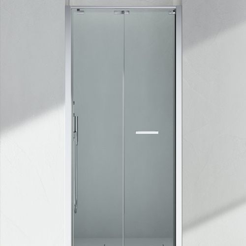 Cabine de douche en verre - JUNIOR : GN - VISMARAVETRO - avec porte pliante / en niche / en verre transparent