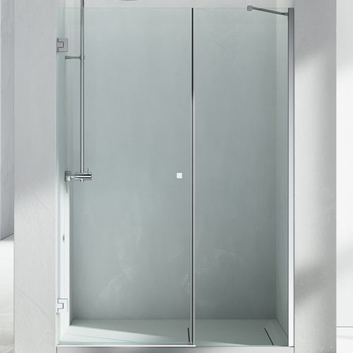 Paroi de douche fixe - SERIE F : H2 - VISMARAVETRO - pivotante / en niche / en verre trempé