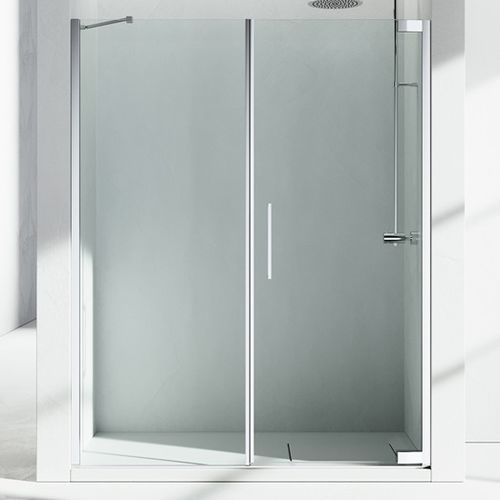 Cabine de douche en verre - FLARE 2.0 : F2 - VISMARAVETRO - avec porte battante / en niche / en verre transparent