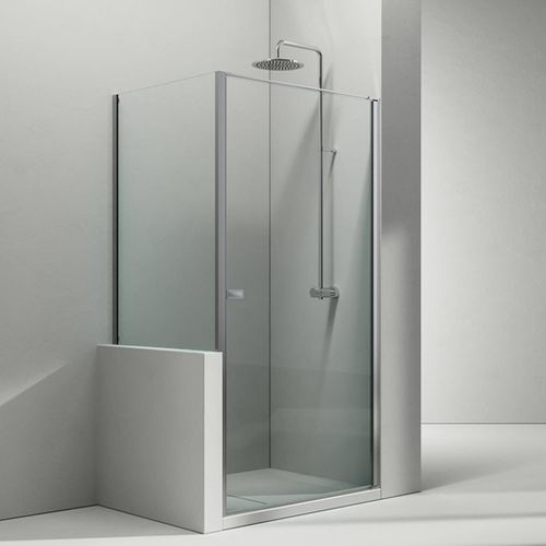 Cabine de douche en verre - KN+KP - VISMARAVETRO - en aluminium / avec porte pivotante / rectangulaire