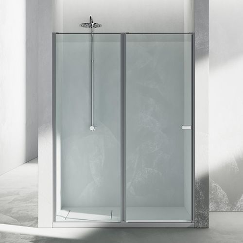 Cabine de douche en verre - KZ - VISMARAVETRO - en aluminium / avec porte pivotante / fixe