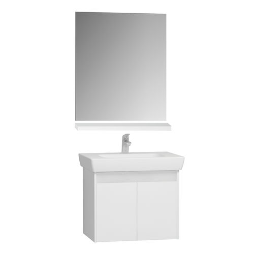 Meuble vasque suspendu - 58901 - VitrA - MDF / en teck / en mélaminé