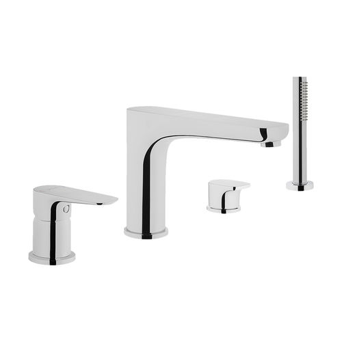 Mitigeur pour baignoire - A42530EXP - VitrA - à poser / en métal chromé / 4 trous