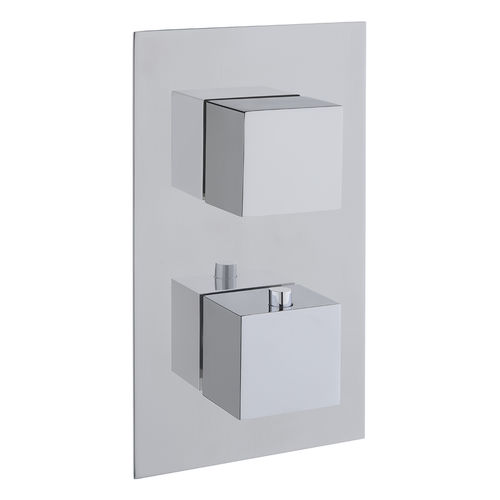 Mitigeur de douche - A47163EXP - VitrA - mural / thermostatique / en métal chromé