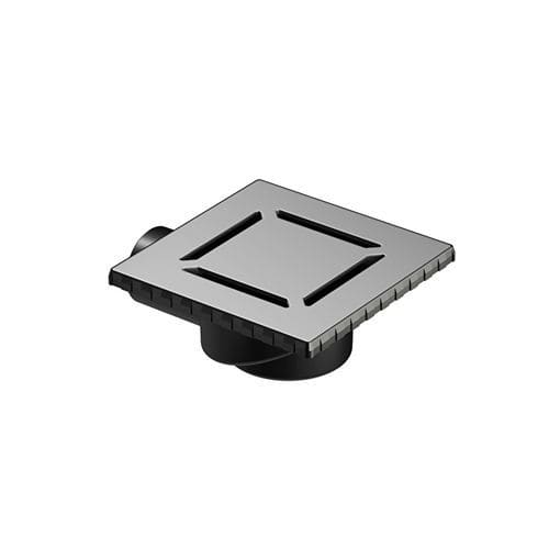 Caniveau de douche en acier inoxydable - SQUARE SC100 - VitrA - en chrome / personnalisable
