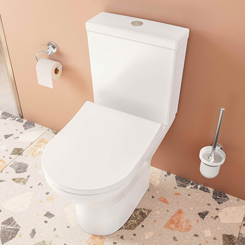 WC à poser - INTEGRA  - VitrA - en céramique / résidentiel / rond