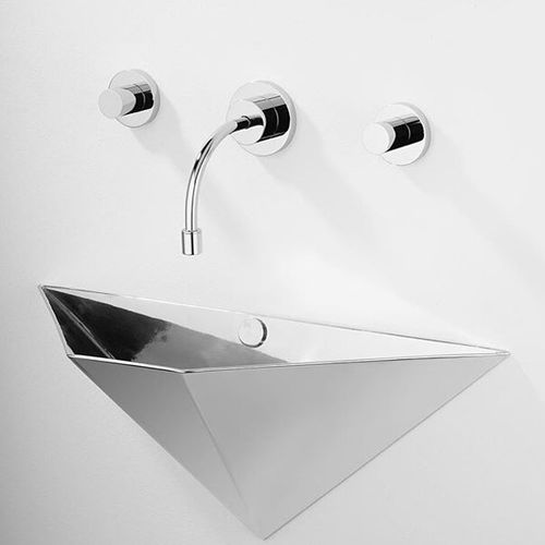 Mélangeur de vasque - N/M0-B1-00 - VOLEVATCH - mural / en métal / de salle de bain