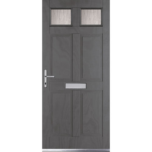 Porte d'entrée - INSULUX : BARRINGTON - JELD-WEN - en aluminium / en composite / battante