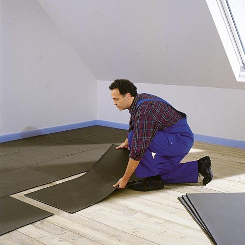 Isolant d'absorption acoustique - NONSTEP PLAN - wedi GmbH - en caoutchouc / en polyuréthane / minéral