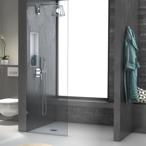 Revêtement de sol en Solid Surface - Fundo Top Plano - wedi GmbH - d'intérieur / de salle de bain / résidentiel