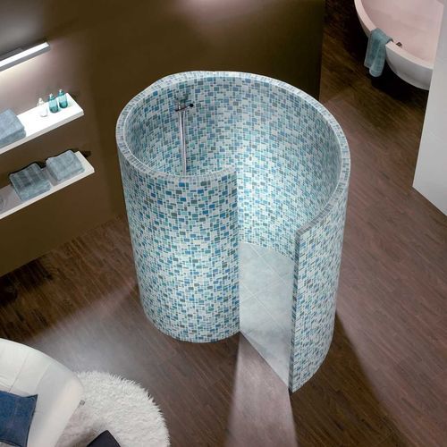 Douche en mousse - Nautilo - wedi GmbH - en polystyrène / courbée