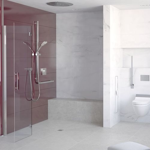Siège de douche fixe - SANOASA BENCHES 1-4 - wedi GmbH - mural / suspendu / en polymère