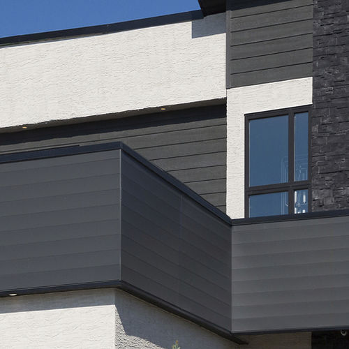 Bardage en lames - URBANIX  - KAYCAN - en aluminium / lisse / aspect bois