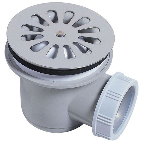 Bonde de douche en acier chromé - 30720400 - WIRQUIN