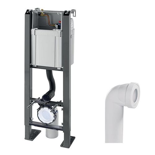 Batî-support pour toilettes suspendues - CHRONO : 55720181 - WIRQUIN - avec réservoir de chasse d'eau