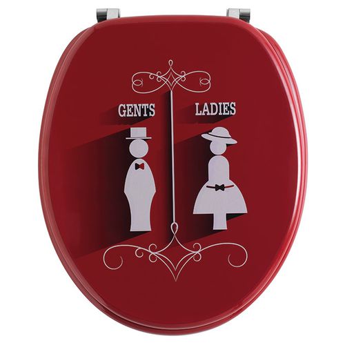 Lunette de toilettes en bois - GENT LADIES - WIRQUIN