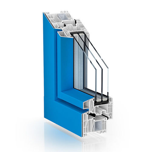 Profilé pour fenêtre en aluminium - 88 ALUCLIP PRO - KÖMMERLING - en PVC / en PVC-U / isolant