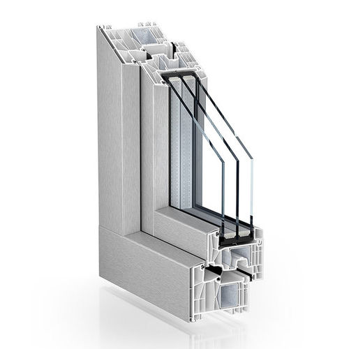 Profilé pour fenêtre en aluminium - 88 ALUCLIP - KÖMMERLING - en PVC / à isolation thermique