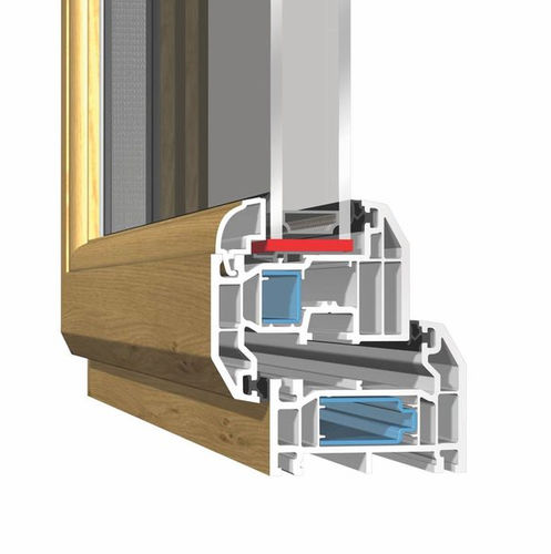 Profilé pour fenêtre en PVC-U - EXTERNALLY BEADED SASH - KÖMMERLING - de sécurité