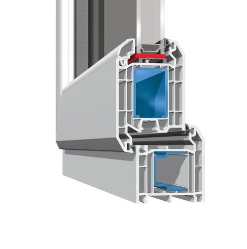 Porte d'intérieur - GOLD®  SERIES - KÖMMERLING - en acier / en composite / battante