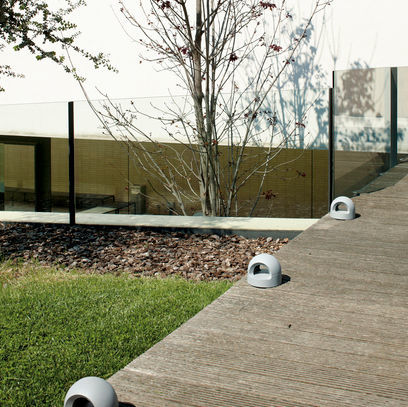 Borne d'éclairage urbaine - B-SIDE - LAMP LIGHTING - contemporaine / en aluminium laqué / à LED